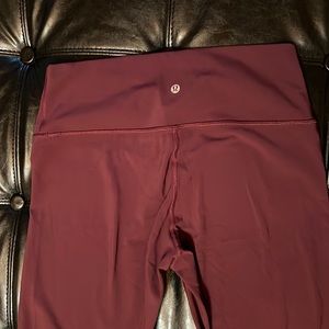 NWOT Maroon Align Leggings Lululemon